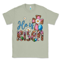 Matcha he is risen cross Classic Tee - Artiststas