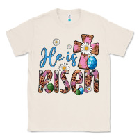 Natural he is risen cross Classic Tee - Artiststas