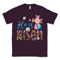 Plum he is risen cross Classic Tee - Artiststas