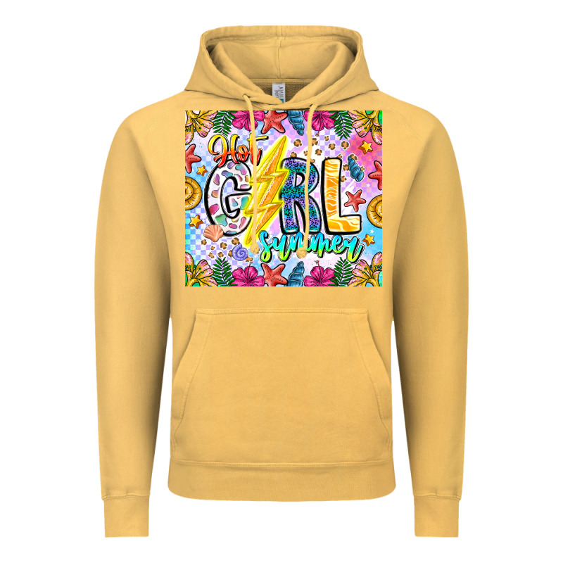 Hot Girl Summer Vintage Hoodie by CowhideDigitalArt | Teevron