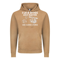 Vintage Camel i like dogs and sloths and maybe 3 people funny animals Vintage Hoodie - linhVisuals