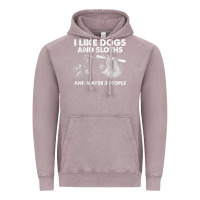 Vintage Zinc i like dogs and sloths and maybe 3 people funny animals Vintage Hoodie - linhVisuals