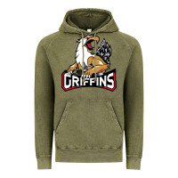 Vintage Olive #the griffins grand rapids Vintage Hoodie - linhVisuals