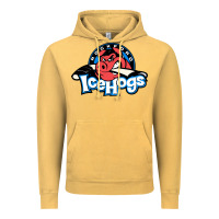 Vintage Mustard #the icehogs rockford Vintage Hoodie - linhVisuals