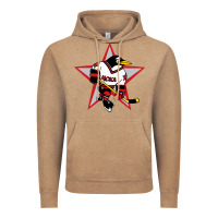 Vintage Coffee red penguin 1990's russian Vintage Hoodie - linhVisuals