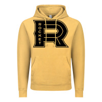 Vintage Mustard the rocket laval Vintage Hoodie - linhVisuals
