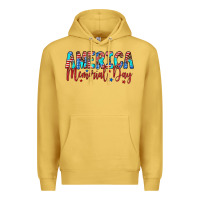 Antique Gold america memorial day Premium Hoodie - Artiststas