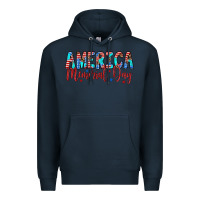 Navy america memorial day Premium Hoodie - Artiststas