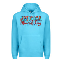 Ocean Blue america memorial day Premium Hoodie - Artiststas