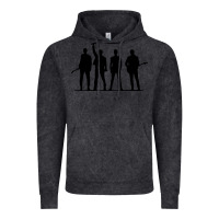 Vintage Black u2 silhouette the joshua tree tour poster Vintage Hoodie - linhVisuals