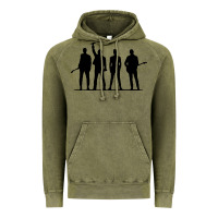 Vintage Olive u2 silhouette the joshua tree tour poster Vintage Hoodie - linhVisuals