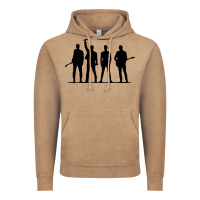 Vintage Coffee u2 silhouette the joshua tree tour poster Vintage Hoodie - linhVisuals