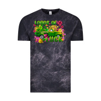 Cloud Black loads of luck Vintage Tee - FaDigitalArtStudio