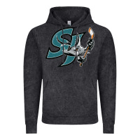 Vintage Black the-san-jose-barracuda-pen Vintage Hoodie - linhVisuals