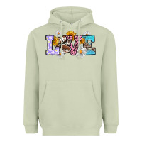 Matcha dog paw love Heavyweight Hoodie - RanaPortraitStore