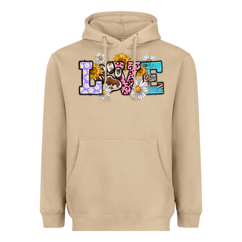 Dog Paw Love Heavyweight Hoodie by RanaPortraitStore | Teevron