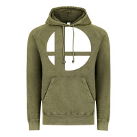 Vintage Olive super smash bros Vintage Hoodie - linhVisuals