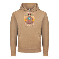 Vintage Coffee inhale coffee exhale love sloth namaste yoga lover Vintage Hoodie - linhVisuals