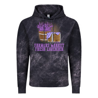 Cloud Black Farmers Market Fresh Lavender Vintage Hoodie - linhVisuals