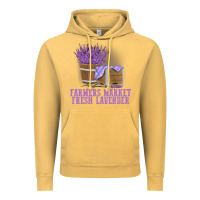 Vintage Mustard Farmers Market Fresh Lavender Vintage Hoodie - linhVisuals