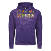 Cloud Purple we are all weird Vintage Hoodie - linhVisuals