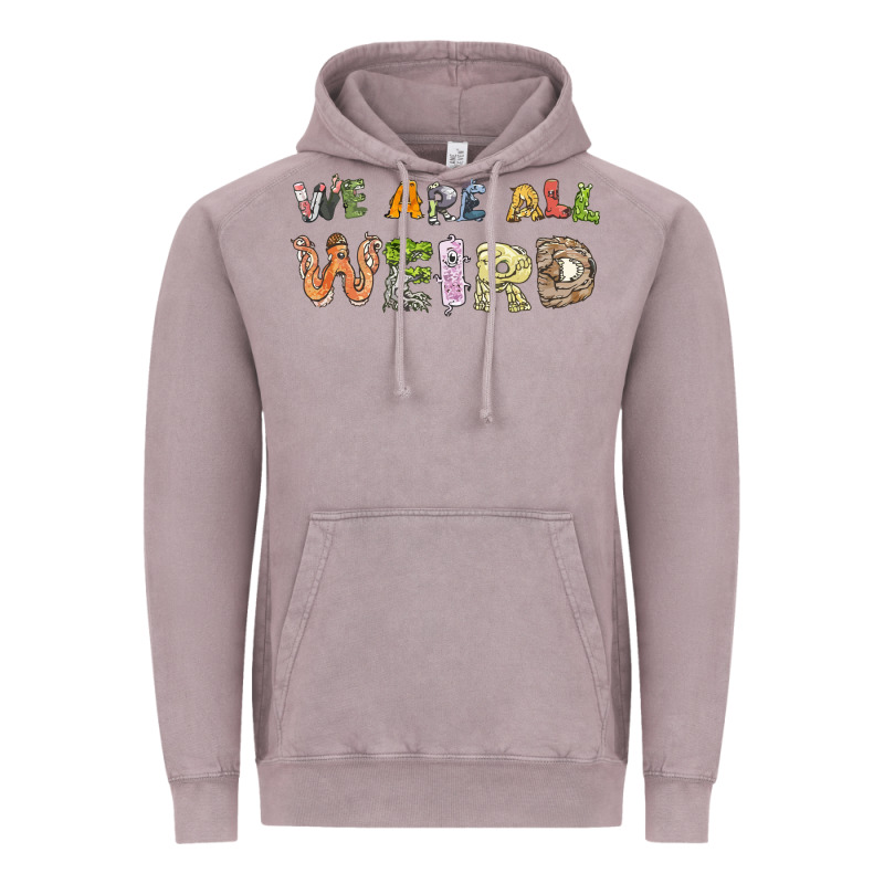 We Are All Weird Vintage Hoodie by linhVisuals | Teevron