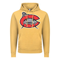 Vintage Mustard carolina mudcats Vintage Hoodie - linhVisuals
