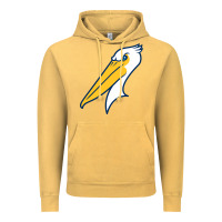 Vintage Mustard myrtle beach pelicans Vintage Hoodie - linhVisuals