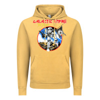 Vintage Mustard international grup music  galactic empire Vintage Hoodie - linhVisuals