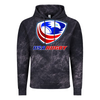 Cloud Black usa rugby Vintage Hoodie - linhVisuals