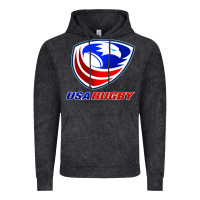 Vintage Black usa rugby Vintage Hoodie - linhVisuals