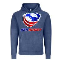 Vintage Denim usa rugby Vintage Hoodie - linhVisuals