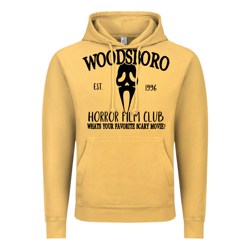 Woodsboro Horror Film Club Scream Vintage Hoodie by linhVisuals | Teevron