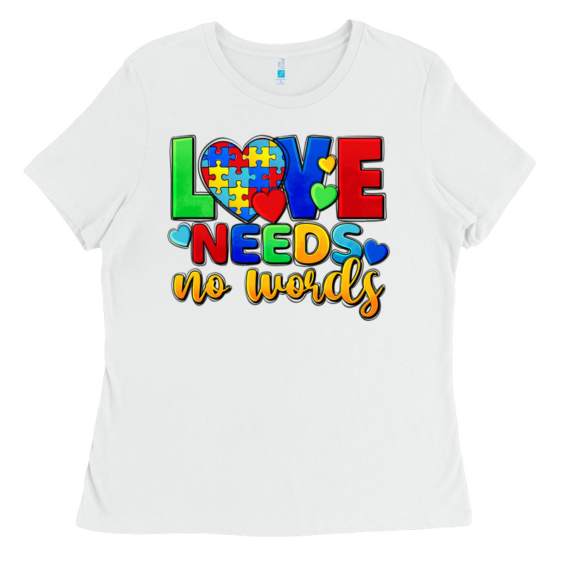 Love Needs No Words Ladies Tee by FaDigitalArtStudio | Teevron
