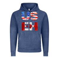Vintage Denim america canada Vintage Hoodie - linhVisuals