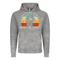 Cloud Rock keep the immigrants deport the racists Vintage Hoodie - linhVisuals