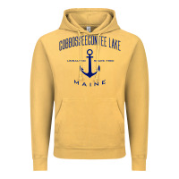 Vintage Mustard cobbosseecontee lake me pullover hoodie Vintage Hoodie - linhVisuals