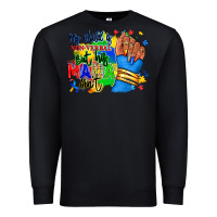Black my child is non verbal but his mama aint afro Premium Sweatshirt - RanaPortraitStore