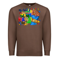 Chestnut my child is non verbal but his mama aint afro Premium Sweatshirt - RanaPortraitStore