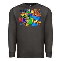 Smoke my child is non verbal but his mama aint afro Premium Sweatshirt - RanaPortraitStore