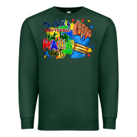 Sports Green my child is non verbal but his mama aint afro Premium Sweatshirt - RanaPortraitStore