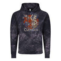 Cloud Black cuphead cala maria airplane attack t shirt Vintage Hoodie - linhVisuals