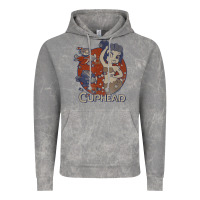 Cloud Rock cuphead cala maria airplane attack t shirt Vintage Hoodie - linhVisuals