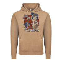 Vintage Coffee cuphead cala maria airplane attack t shirt Vintage Hoodie - linhVisuals