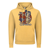 Vintage Mustard cuphead cala maria airplane attack t shirt Vintage Hoodie - linhVisuals