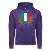 Cloud Purple italian rugby federation Vintage Hoodie - linhVisuals