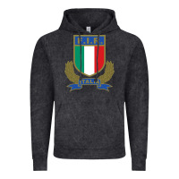 Vintage Black italian rugby federation Vintage Hoodie - linhVisuals