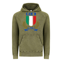 Vintage Olive italian rugby federation Vintage Hoodie - linhVisuals