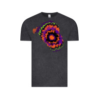 Vintage Black tie dye patch Vintage Tee - RanaPortraitStore