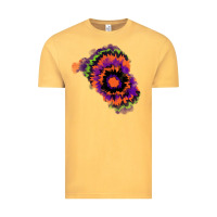 Vintage Mustard tie dye patch Vintage Tee - RanaPortraitStore